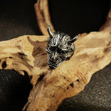 Adjustable Retro Punk Gothic Ring