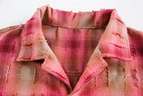 Women's Plaid Short-sleeved Shirt