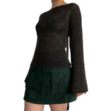 Vintage Streetwear Grunge Knit Pullover Sweater