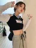 Y2K Streetwear Gothing Kosahiki Hollow Out Grunge T-Shirt