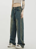 Y2k Retro Vintage High Waist Wide Leg Jeans