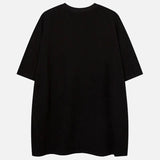 Graphic Oversized Shadow Printed Punk T-Shirt