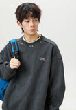 High-Quality Y2K Suede Crewneck Sweatshirt