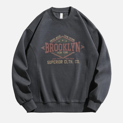 High Quality Oversized Graphic Crewneck Sweatshirt