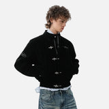 Streetwear Button Down Stand Collar Jacket