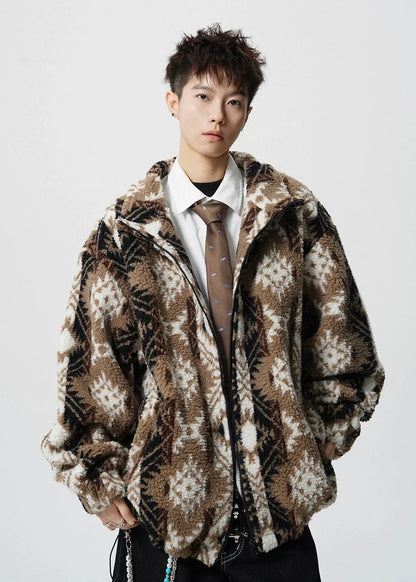Comfortable Thick Winter Christmas Snowflake Jacket