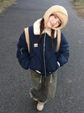 Vintage Reversible Warm Cotton Pilot Jacket
