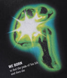 "We Born" Retro Oversized T-shirt