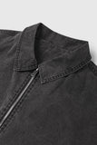 Vintage Turn-down Collar Windbreaker