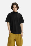 High Collar Urban Zip T-Shirt