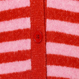 Versatile Striped Retro Loose Knit Cardigan
