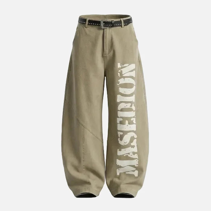 Y2K American Style High Street Letter Pants