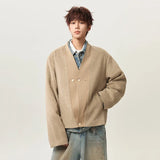 Versatile Double Faced V-Neck Woolen Cardigan