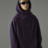 Double-hooded Embroidery Gothic Hoodie