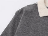 Premium Cool Oversized Knit Casual Sweater