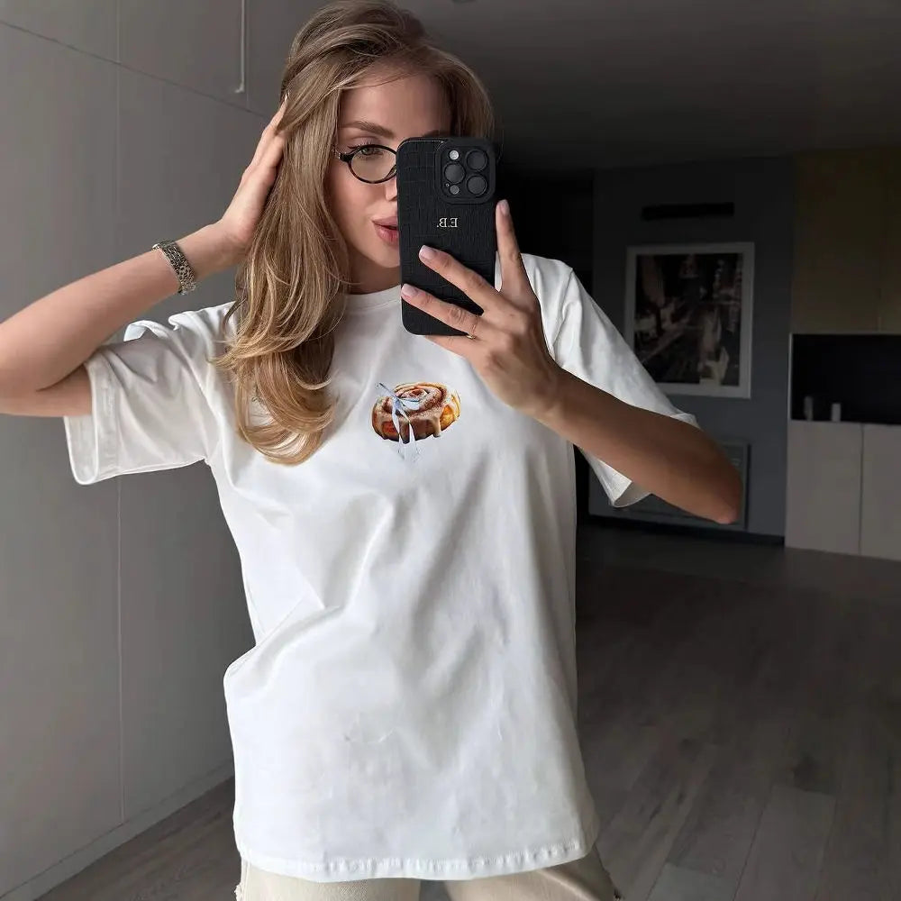High Quality Printed Y2K Loose T-Shirt