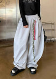 Versatile Letter Print Hip Hop Dance Jogger