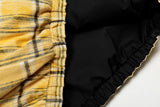 Thick Plaid Embroidered Double Sided Jacket