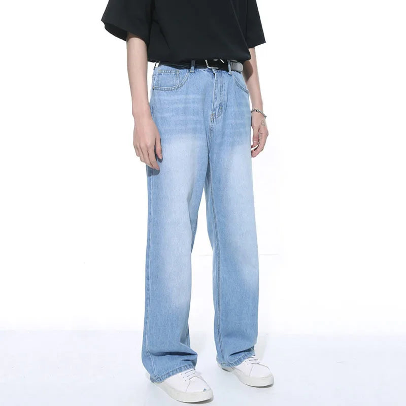 Wide Leg Vintage Straight Jeans