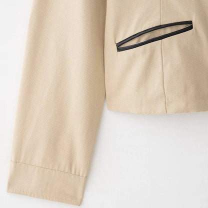 Men's Durable Slim Fit Zipper Lapel Jacket