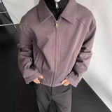 Men's Vintage Streetwear Coat Zipper Jacket