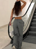 High-Waist Baggy Cargo Pants