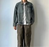 Premium Big Pocket Tooling Denim Jacket