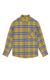Flattering Plaid Oversized Long Sleeve Shirt