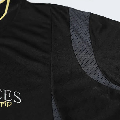 Vintage Patchwork Sports Graphic T-Shirt