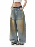 Elevated Y2K High Waist Hip Hop Blue Jeans