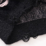Gothic Oversized Knitted Spider Casual Cardigan