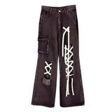 Lightweight Black Vintage Baggy High Waist Jeans