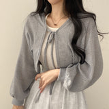 Thin Knitted Single Breasted Cardigan