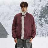 Stylish Single Breasted Loose Faux Fur Jacket
