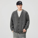 Premium Hip Hop Knitted V-Neck Cardigan