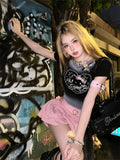 Y2K Kitty Underground Skirt & Top