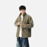 Y2K Lightweight Casual Fleece Zip-Up Jacket