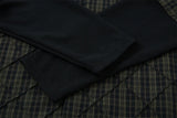 Streetwear Plaid Spliced Long Sleeve Lapel Shirt