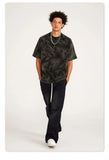 Loose Water Ripple Washed T-Shirt