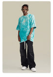 Loose Water Ripple Washed T-Shirt