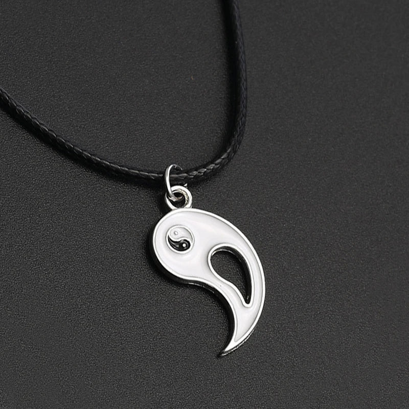 Yin-Yang Puzzle Pendant Necklace
