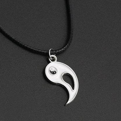 Yin-Yang Puzzle Pendant Necklace