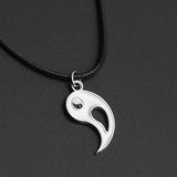 Yin-Yang Puzzle Pendant Necklace