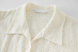 WOmen Hip Hop Chic Lace Detail Knit Cover-Up Cardigan