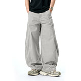 Washed Baggy Mid Waist Jeans