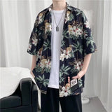 Women Florida Stylish Button-Up Short Sleeve Shirt
