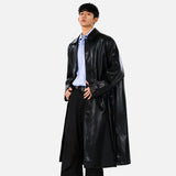 Trendy Stylish Windproof PU Leather Coat