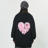 Color Block Heart Shaped Hoodie