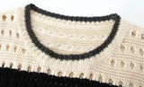 Vintaged Patterned Crochet Open Vest