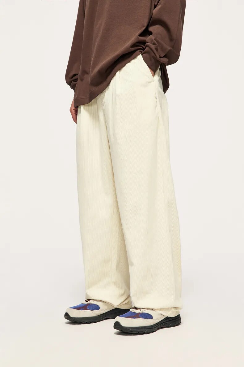 Polyester High-waist Pants